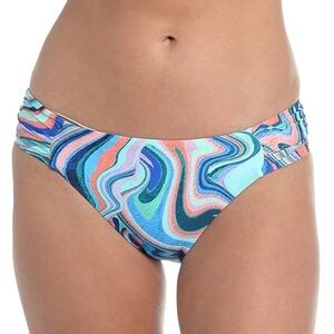 NEW LA BLANCA Colorful Swirl Women's Bikini Bottom